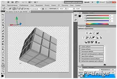 Видеокурс Photoshop CS5. Создание нового 3D слоя в Photoshop CS5