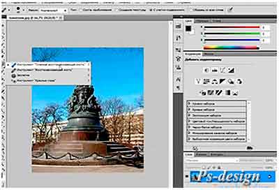 Видеокурс Photoshop CS5. Инструмент ретуширования Точечная восстанавливающая кисть